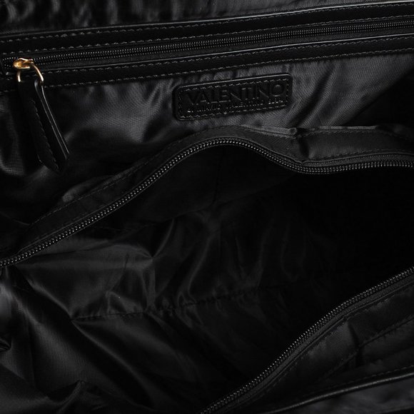 Mario Valentino Large Black Floral Tote - Picture 4 of 6